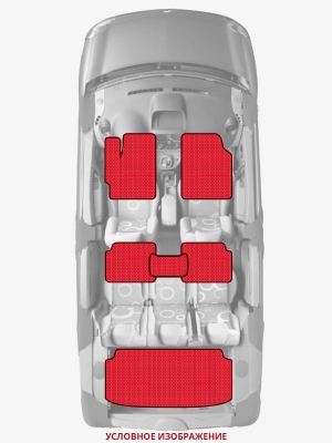 ЭВА коврики «Queen Lux» комплект для Mazda 323