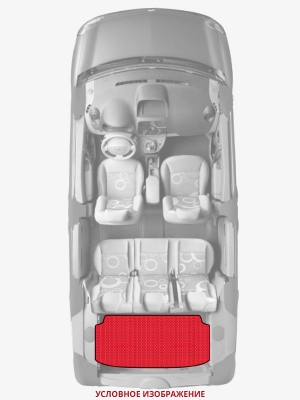 ЭВА коврики «Queen Lux» багажник для Москвич 2901